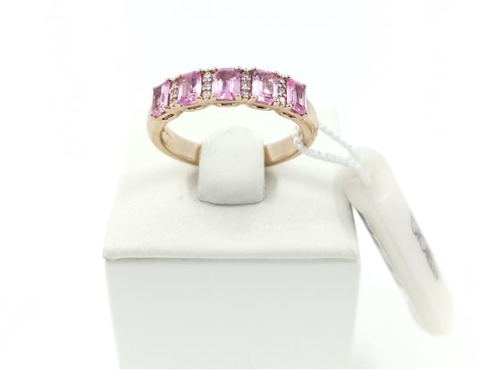 Anello Sangiorgi Preziosi Donna in Oro rosa Zaffiro 1.35 Ct AA032025ZR3 - AA032025ZR3